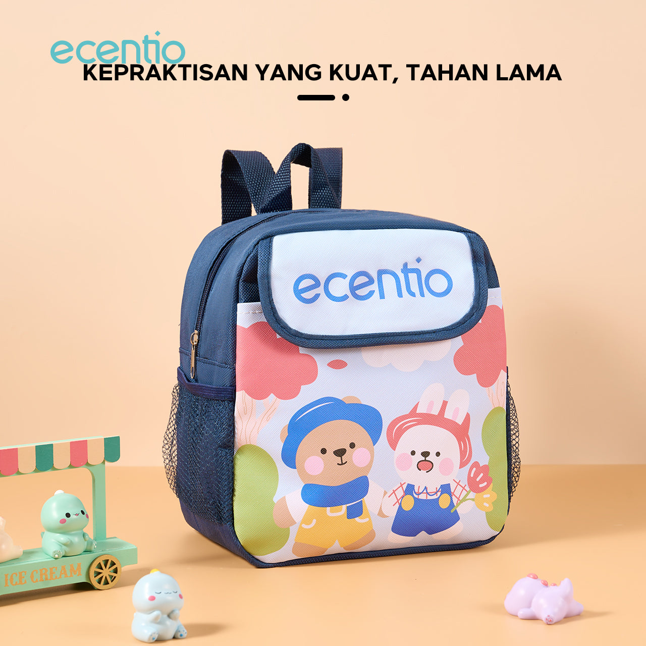 ecentio lunch bag anak tas bekal lucu Alumunium foil