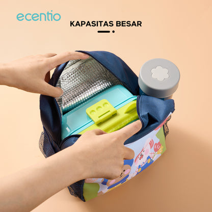 ecentio lunch bag anak tas bekal lucu Alumunium foil