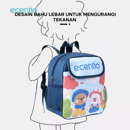 ecentio lunch bag anak tas bekal lucu Alumunium foil