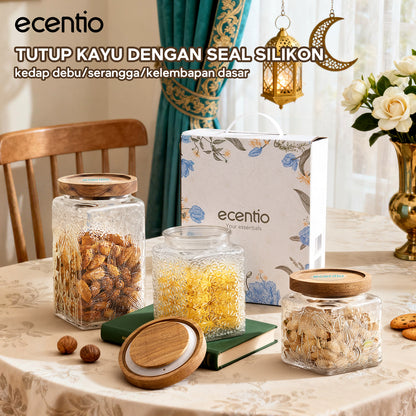 [NEW] ecentio Toples Mewah Aesthetic ramadan Emas Kaca Ukuran Besar