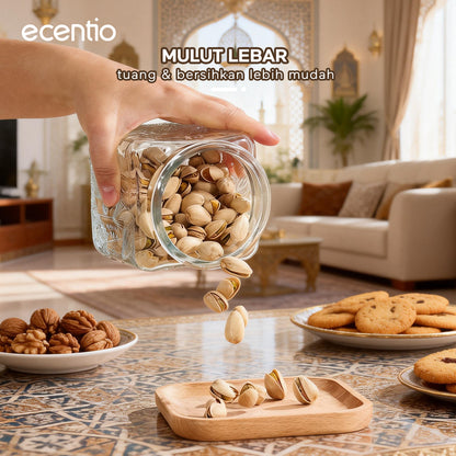 [NEW] ecentio Toples Mewah Aesthetic ramadan Emas Kaca Ukuran Besar
