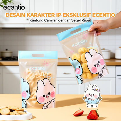 ecentio Ramadhan Kitchen Gift Set — Stainless Food Container + Glass Chopper Blender + Snack Bag
