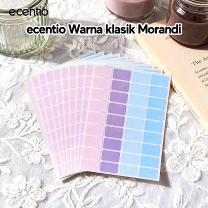 ecentio Paket Hemat Dapur & Minum｜Toples Kaca 6pcs + Botol Minum Aluminium 750ml + Label Morandi