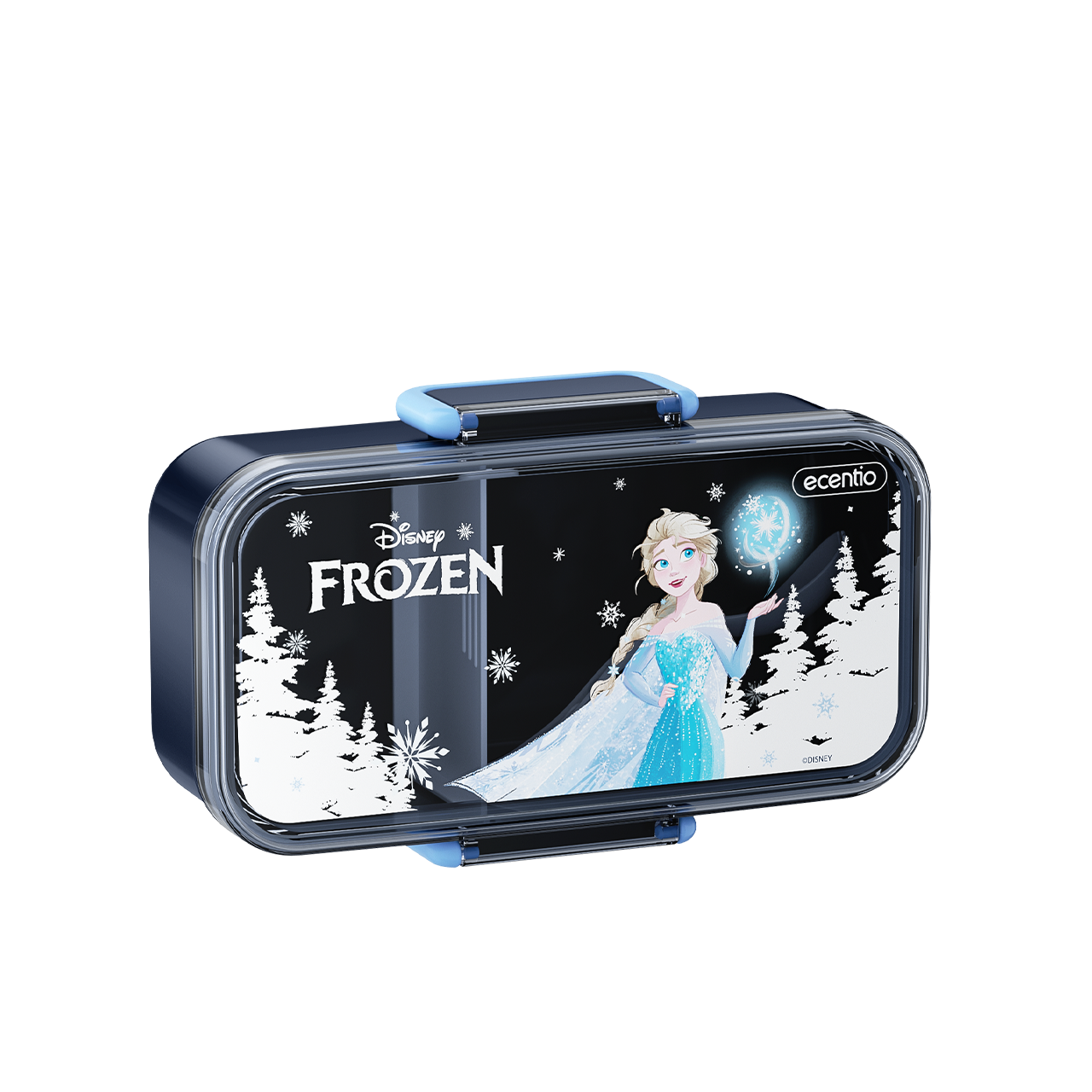 Pre-Order [Back To School] ecentio Disney Elsa botol minum anak & kotak makan anak 800ml anti tumpah lunch box gratis sendok tas bekal tas sekolah back to school kotak snack aman makanan BPA Free tahan panas tahan bocor