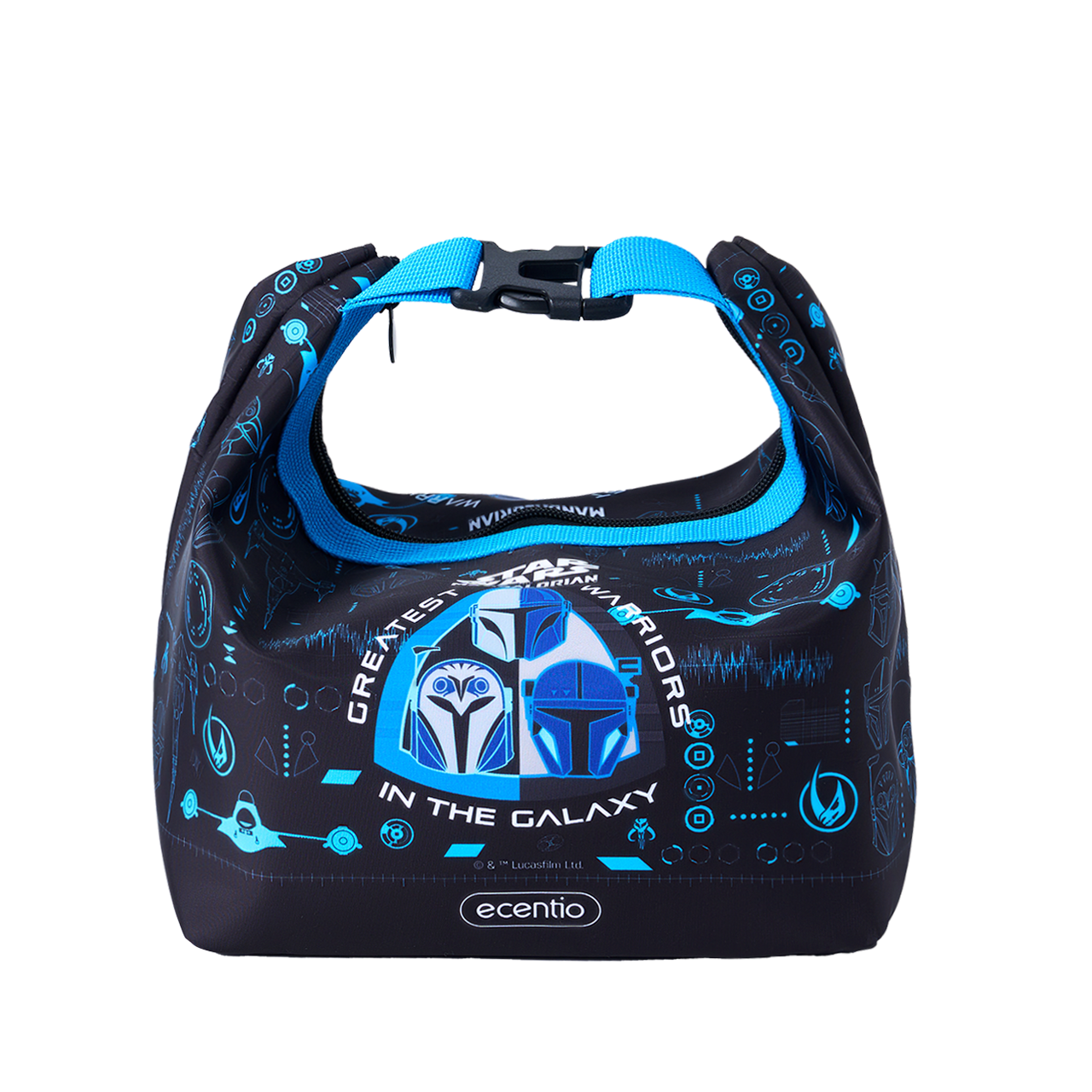 ecentio Star Wars Series Original Resmi Kotak Bekal Anak 950ml Anti Bocor BPA Free Set Lunch Box + Botol Minum Sendok Tas Bekal Sekolah Back to School Tempat Makan Sekat Snack