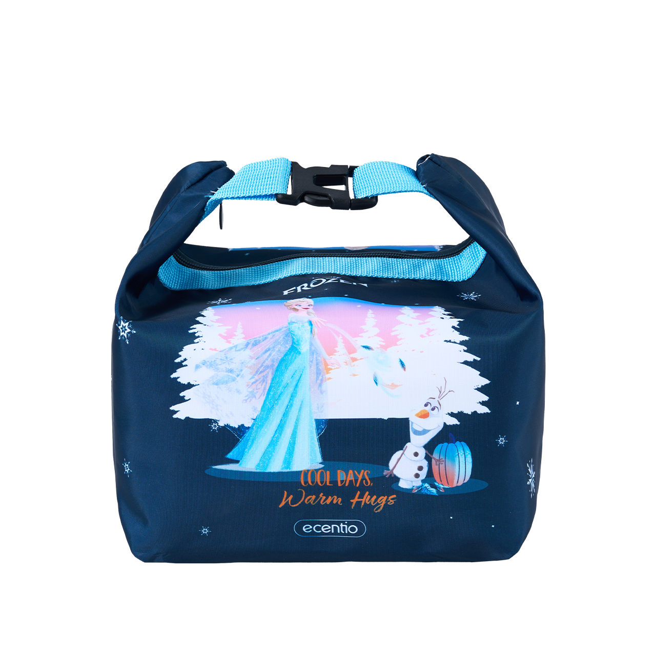 Pre-Order [Back To School] ecentio Disney Elsa botol minum anak & kotak makan anak 800ml anti tumpah lunch box gratis sendok tas bekal tas sekolah back to school kotak snack aman makanan BPA Free tahan panas tahan bocor