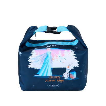 Pre-Order [Back To School] ecentio Disney Elsa botol minum anak & kotak makan anak 800ml anti tumpah lunch box gratis sendok tas bekal tas sekolah back to school kotak snack aman makanan BPA Free tahan panas tahan bocor