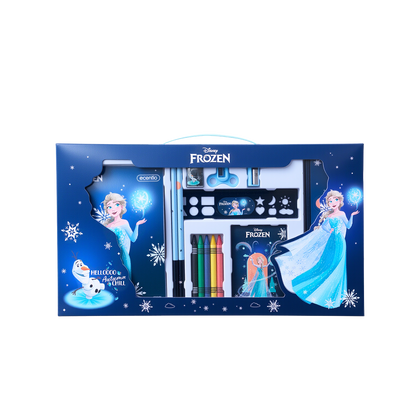 Pre-Order [Back To School] ecentio Disney Elsa botol minum anak & kotak makan anak 800ml anti tumpah lunch box gratis sendok tas bekal tas sekolah back to school kotak snack aman makanan BPA Free tahan panas tahan bocor