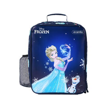 Pre-Order [Back To School] ecentio Disney Elsa botol minum anak & kotak makan anak 800ml anti tumpah lunch box gratis sendok tas bekal tas sekolah back to school kotak snack aman makanan BPA Free tahan panas tahan bocor