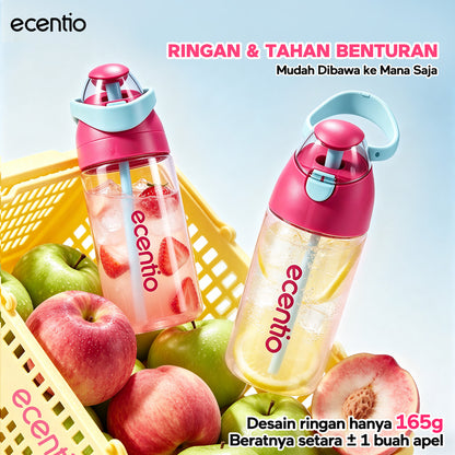 ecentio Tumbler Stainless anak 550ml/750ml Portable Thermos Botol Minum Besar Dengan Tas Tahan Panas Dingin 24 Jam Aesthetic Lucu Termos Air Panas Kopi Dengan Sedotan Cocok Untuk Sekolah Anak Laki-Laki