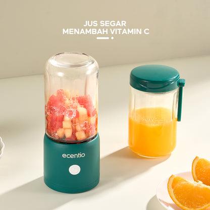 ecentio 8 mata pisau blender 2cup portable juicer