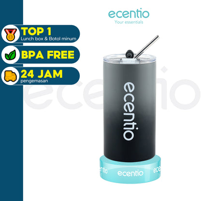 ecentio Vocuum Insulated Tumbler Mug Kopi Stainless Gelas Kopi 600ML