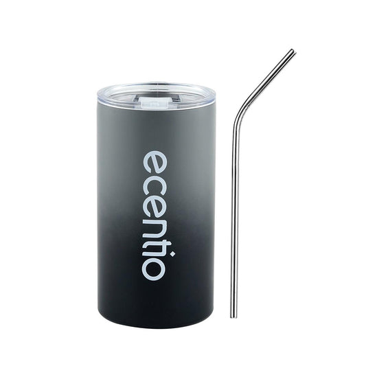 ecentio Vcuum Insulated Tumbler Mug Kopi Stainless Gelas Kopi 600ML