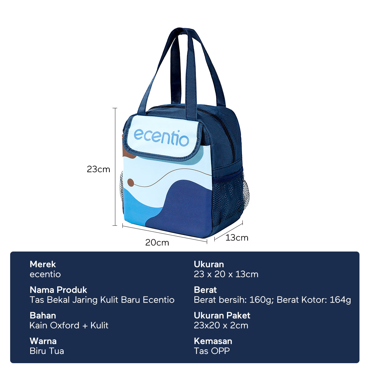 ecentio lunch bag Tas Bekal Kotak Makn Bag Cartoon - ecentio
