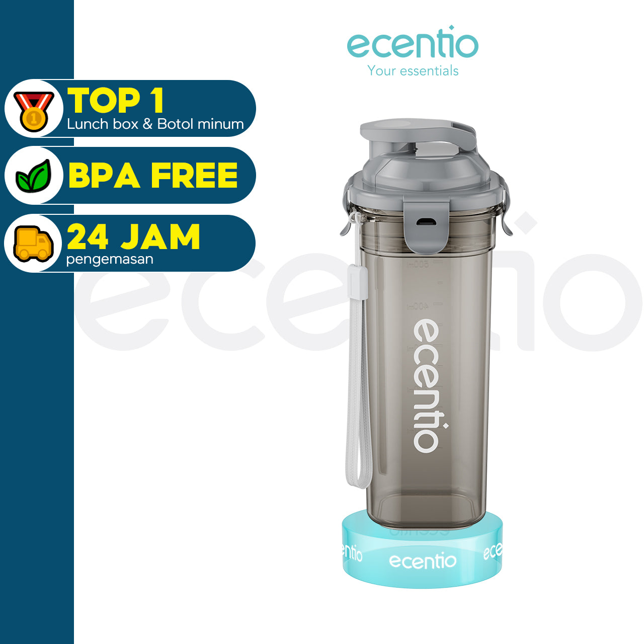 ecentio Botol Minum Tumbler 500ml