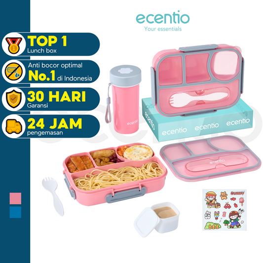 ecentio Kotak makan set BPA FREE