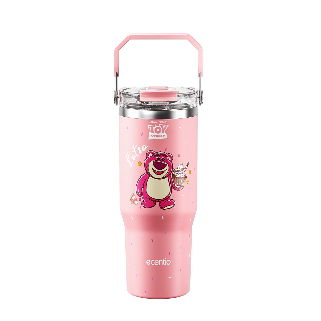 【ORI】ecentio X Toy story tumbler Stainless Vacuum 900ml Disney Lotso Portable Thermos Botol minum besar