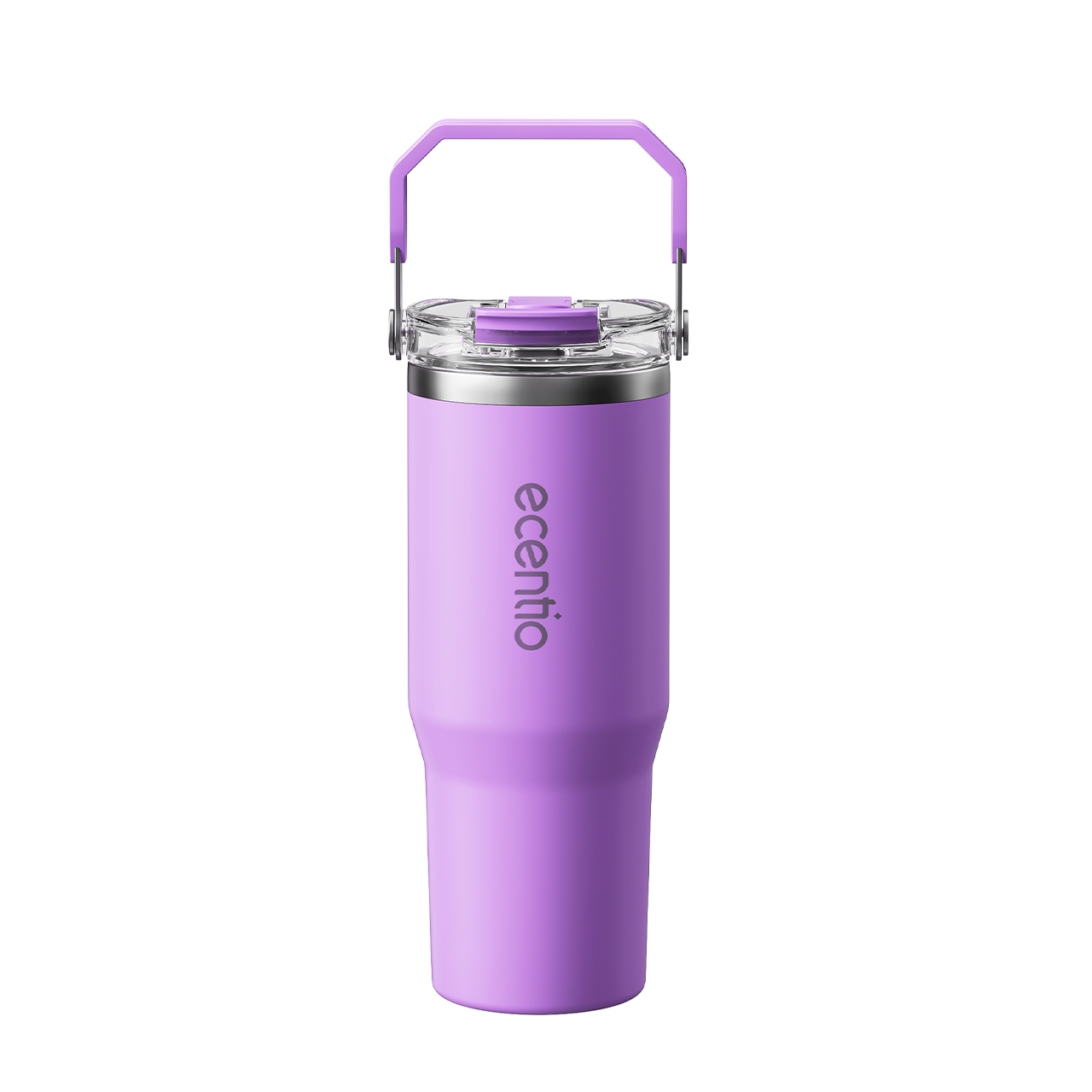 ecentio tumbler Stainless Vacuum 900ml ungu briu/pink/beige Portable Thermos Botol minum besar