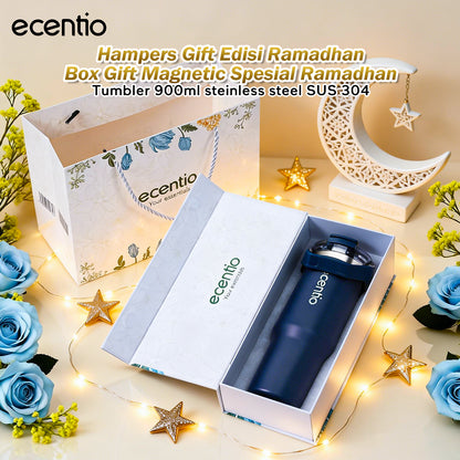ecentio Premium Stainless Steel Tumbler Gift Set Year end sale Edisi Hadiah Ramadan