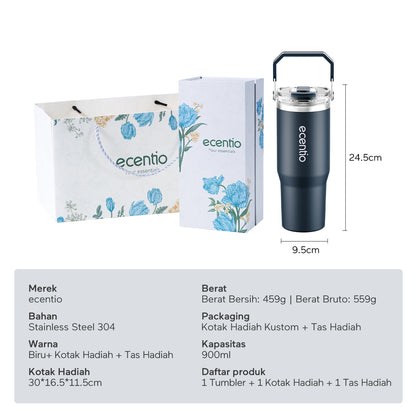 ecentio Premium Stainless Steel Tumbler Gift Set Year end sale Edisi Hadiah Ramadan