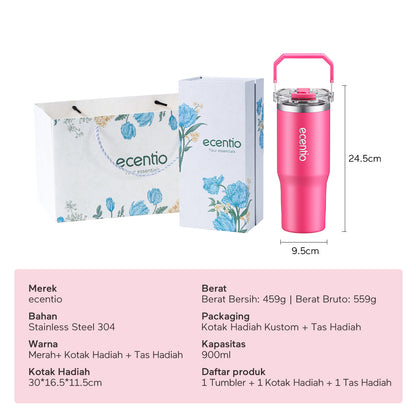 ecentio Premium Stainless Steel Tumbler Gift Set Year end sale Edisi Hadiah Ramadan
