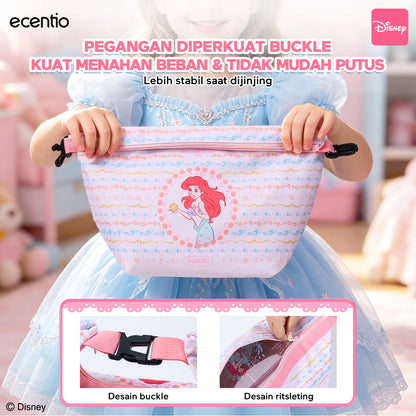 【PO 11 June】ecentio Set Seri Disney botol minum anak & kotak makan anak anti tumpah lunch box gratis sendok tas bekal tas sekolah back to school kotak snack aman makanan BPA Free tahan panas tahan bocor