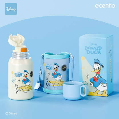 ecentio Termos 500ml Disney Anak Elsa&Donald Duck Vacuum Tumblr Anak