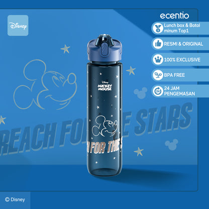 ecentio Disney botol minum 1000ml Portable Water Tumbler Botol 1 Liter