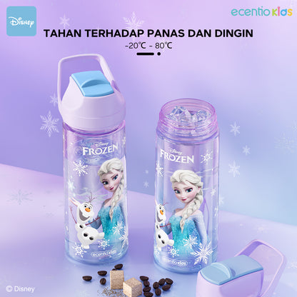 【🌟2 Pcs Set】【Anti Tumpah 2.0】ecentio lunch box 1150ml sekat 3 dengan kotak sauce BPA free tempat makan+Disney botol minum