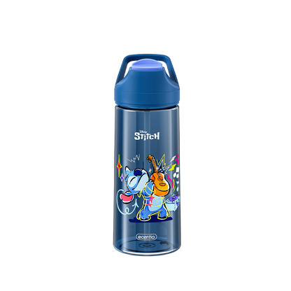 ecentio botol minum anak 500ml Disney Stitch lucu aesthetic perempuan botol air sekolah BPA free