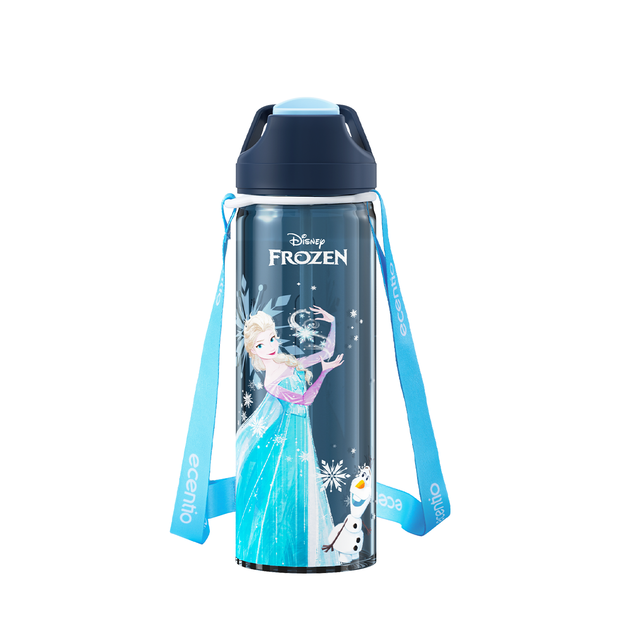Pre-Order [Back To School] ecentio Disney Elsa botol minum anak & kotak makan anak 800ml anti tumpah lunch box gratis sendok tas bekal tas sekolah back to school kotak snack aman makanan BPA Free tahan panas tahan bocor