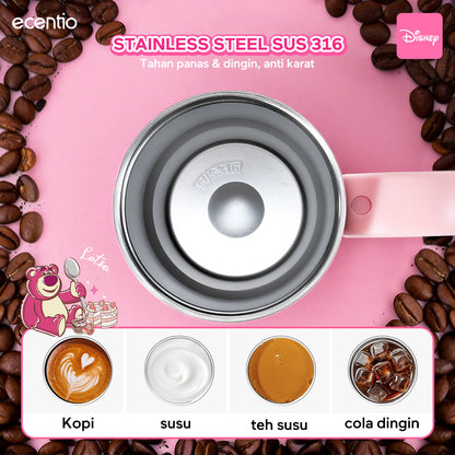 [kyanvara Exclusiv] ecentio Tumbler Lotso Series Kolaborasi Eksklusif Free Stiker Lucu Design Cute Modern Tahan Panas Dingin Stainless Steel SUS304 SUS316 Botol Minum Harian Serbaguna 500ml 600ml 750ml 900ml 1100ml Cocok Untuk Hadiah Ulang Tahun & Koleksi