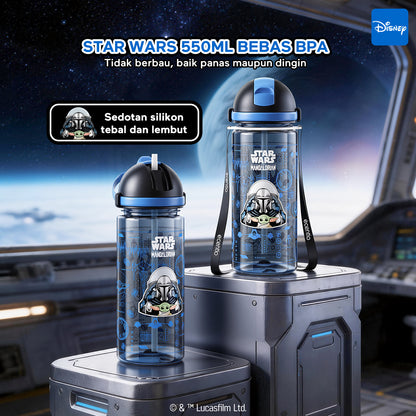 ecentio Star Wars Series Original Resmi Kotak Bekal Anak 950ml Anti Bocor BPA Free Set Lunch Box + Botol Minum Sendok Tas Bekal Sekolah Back to School Tempat Makan Sekat Snack