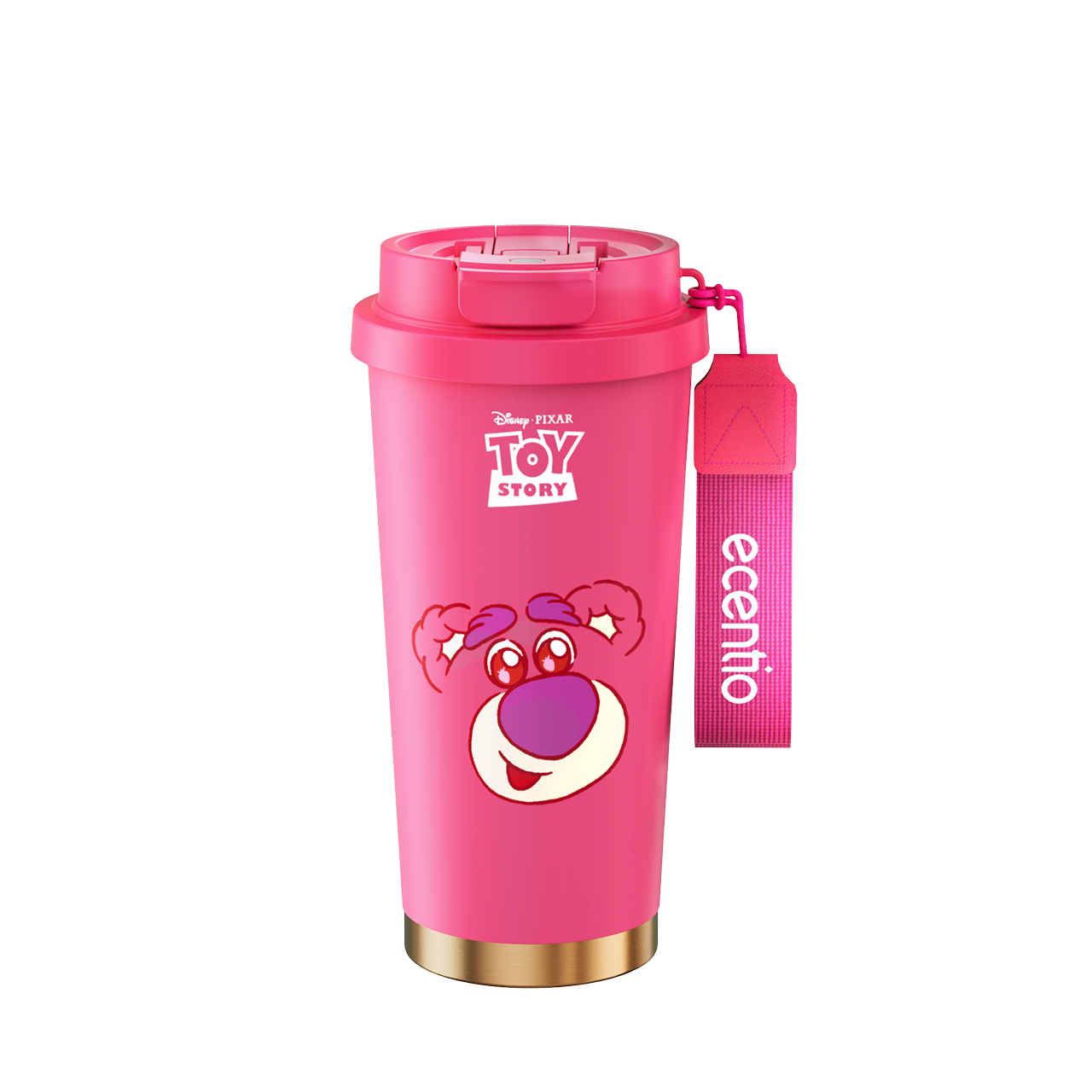 【ORI】ecentio X Toy story tumbler minum Disney lotso & stitch premium 530ml tahan dingin 24 jam botol stainless 316 portable botol minum