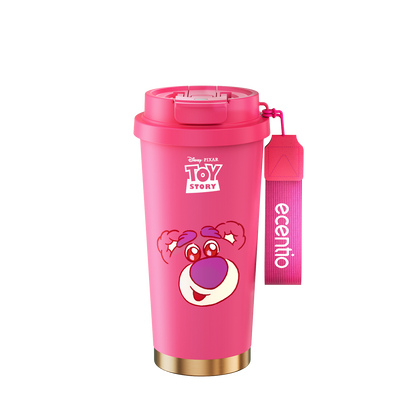 【ORI】ecentio X Toy story tumbler minum Disney lotso & stitch premium 530ml tahan dingin 24 jam botol stainless 316 portable botol minum