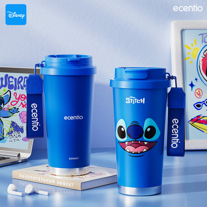 【ORI】ecentio X Toy story tumbler minum Disney lotso & stitch premium 530ml tahan dingin 24 jam botol stainless 316 portable botol minum