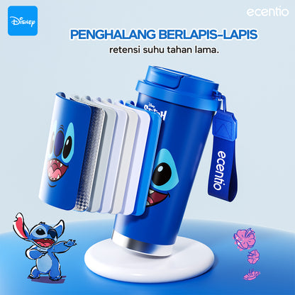 【ORI】ecentio X Toy story tumbler minum Disney lotso & stitch premium 530ml tahan dingin 24 jam botol stainless 316 portable botol minum