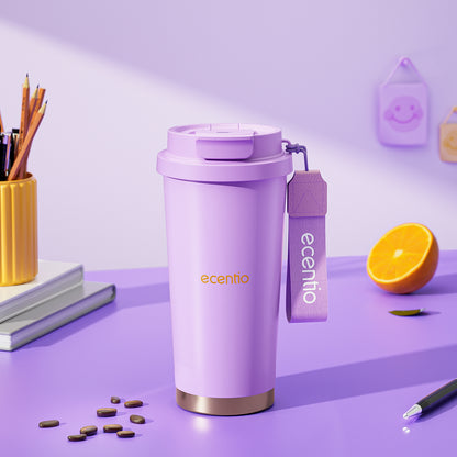 【Fashion Rainbow Tumbler】ecentio tumbler minum premium tahan dingin 24 jam botol stainless 316 portable tumblr 530ml