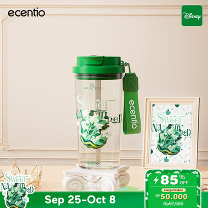 【Disney Mermaid Series】ecentio tumbler Stainless Vacuum 530ml Disney Mermaid Portable Thermos Botol minum besar