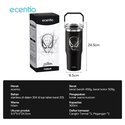 【Disney Series】ecentio Tumbler Stainless Vacuum Disney 1,2L/900ml Original Disney Portable Thermos