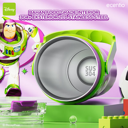 ecentio tumbler minum stainless 1.2L Disney Toy Story Woody & Buzz tahan dingin 24jam premium botol minum aesthetic besar