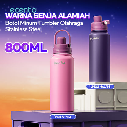 tempat minum stainless tumbler tahan panas dingin 24 jam anak laki laki 1 liter wadah minum stainless tumbler botol minum