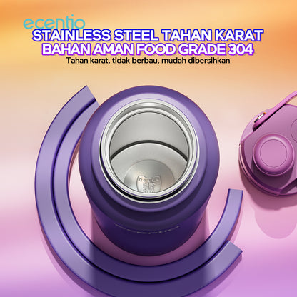 tempat minum stainless tumbler tahan panas dingin 24 jam anak laki laki 1 liter wadah minum stainless tumbler botol minum