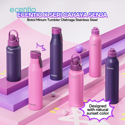 tempat minum stainless estetik anak laki laki 1 liter wadah minum stainless tumbler botol minum