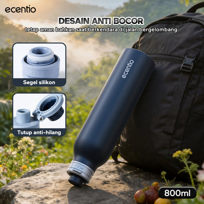 [Easego Rainforest Mist Series] ecentio Tumbler Premium Stainless Vacuum 530ml/800ml/1000ml Outdoor Portable aesthetic Thermos Botol Minum Tahan Dingin 48 Jam Tahan Panas 22 Jam Anti Bocor