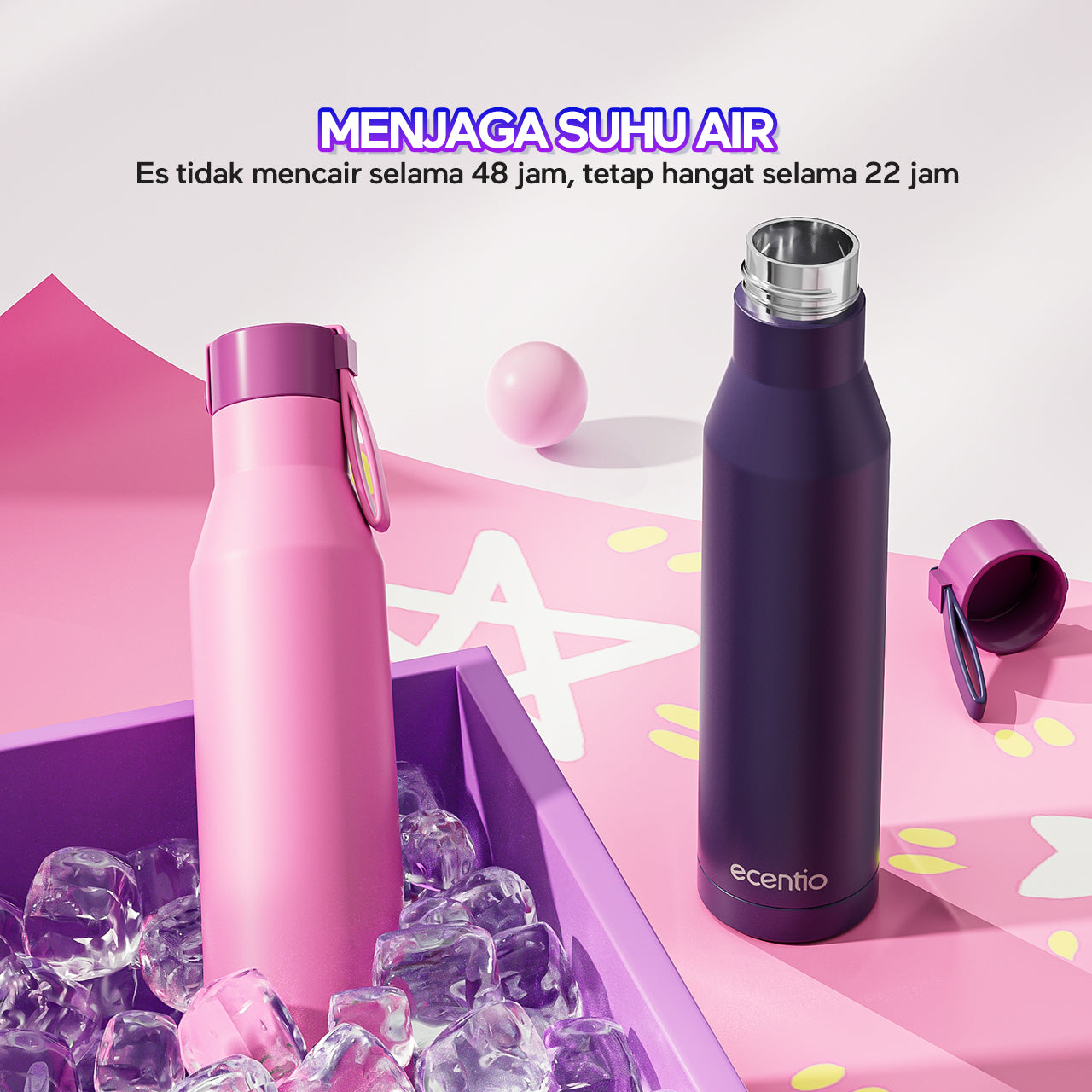 tumbler stainless botol minum aesthetic botol minum tumbler botol minum anak laki laki tempat minum botol minum tahan panas dan dingin barang lucu aesthetic