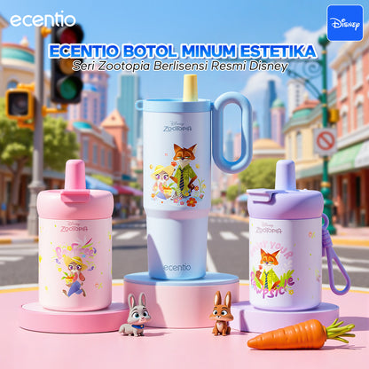 [New Launch] ecentio tumbler stainless 316 Disney Zootopia 750ml / 500ml tahan panas dingin 24 jam botol minum lucu aesthetic portable termos air panas botol minum anak botol minum anak perempuan tumbler anak