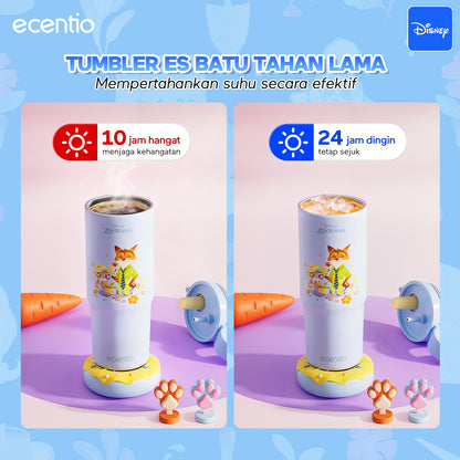 [New Launch] ecentio tumbler stainless 316 Disney Zootopia 750ml / 500ml tahan panas dingin 24 jam botol minum lucu aesthetic portable termos air panas botol minum anak botol minum anak perempuan tumbler anak