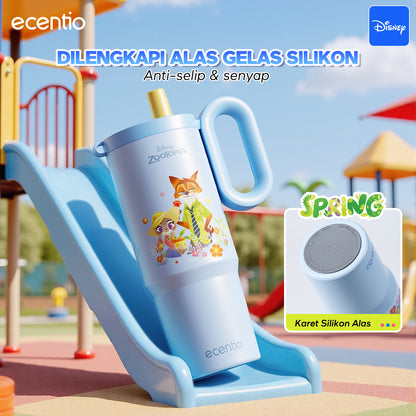 [New Launch] ecentio tumbler stainless 316 Disney Zootopia 750ml / 500ml tahan panas dingin 24 jam botol minum lucu aesthetic portable termos air panas botol minum anak botol minum anak perempuan tumbler anak