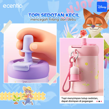 [New Launch] ecentio tumbler stainless 316 Disney Zootopia 750ml / 500ml tahan panas dingin 24 jam botol minum lucu aesthetic portable termos air panas botol minum anak botol minum anak perempuan tumbler anak